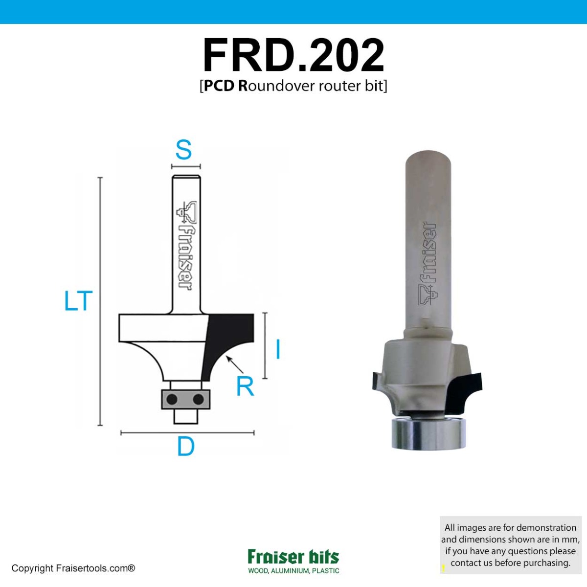 FRESA HM R 12,7 MM 34-11608P RAGGIO CONCAVO PER LEGNO FREUD | Paride Ferramenta