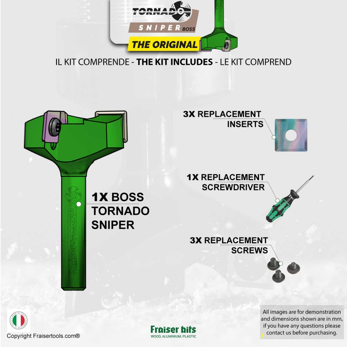 BOSS LEVELBOX - Zestaw do poziomowania z BOSS TORNADO