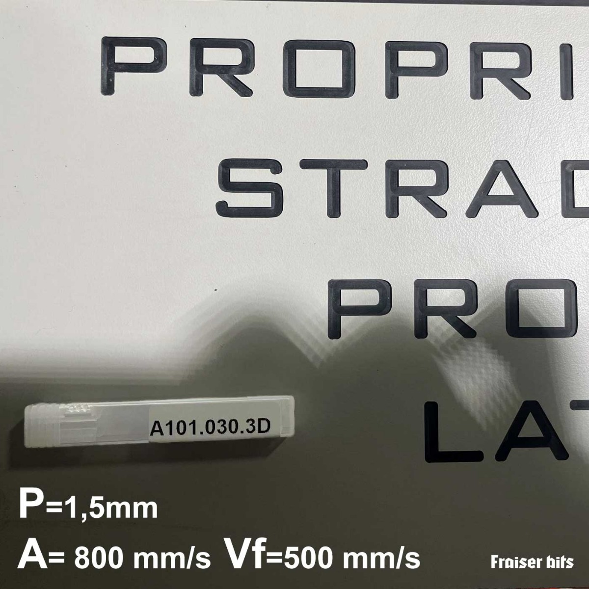 Corian and HPL router bit - Fraiser