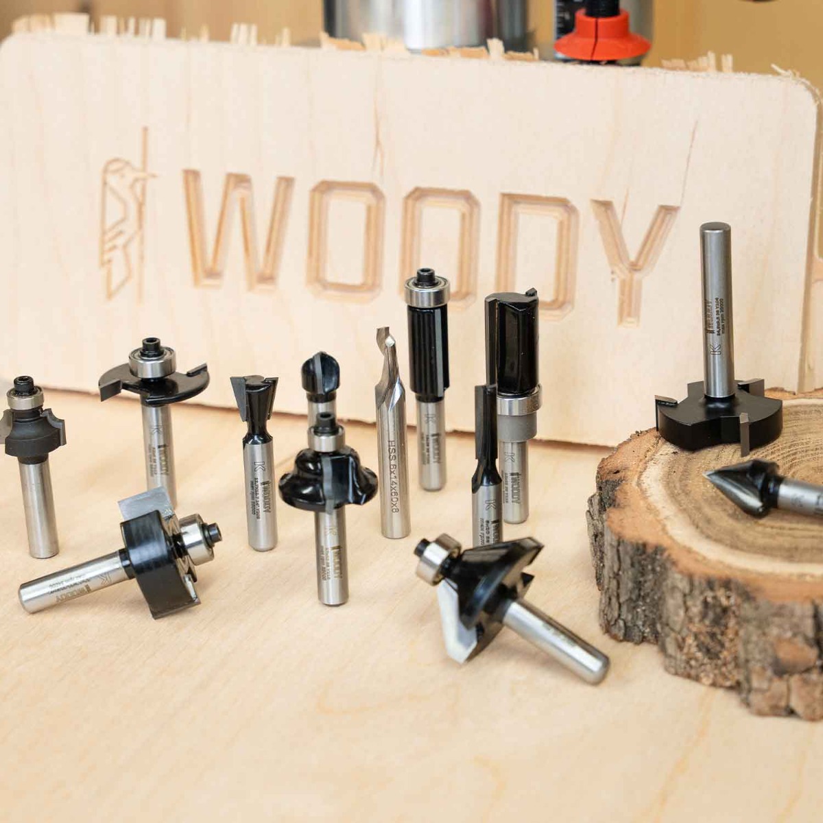 WOODY - Plunge-cutting straight router bit - Fraiser