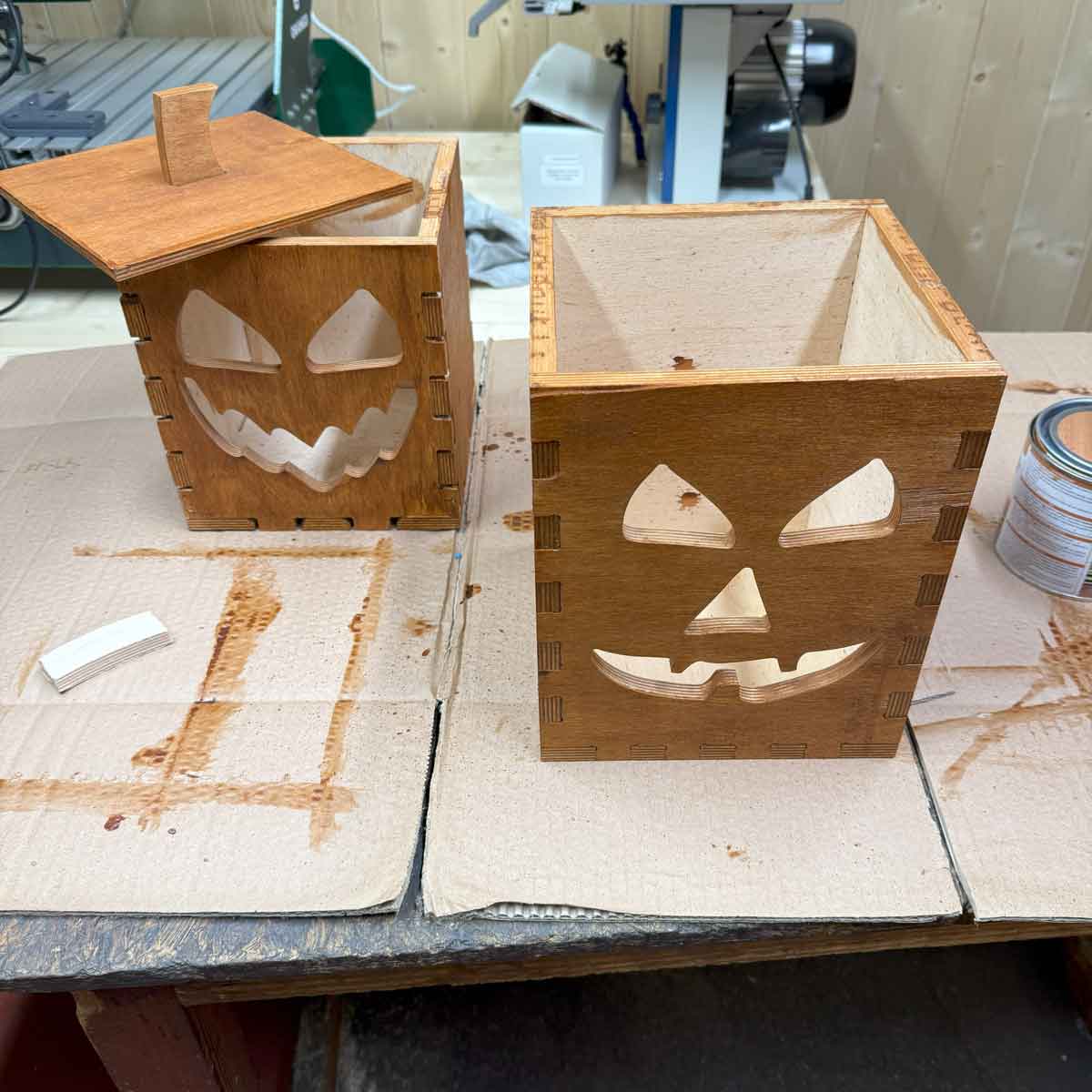 Cabilock Tagliere Per Salumi In Legno A Forma Di Zucca, 19 Cm, Piatto Da Portata Per Formaggi E Antipasti Di Halloween - 2